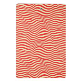 Gestreepte achtergrond mini klembord (Achterkant)