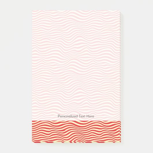 Gestreepte achtergrond post-it® notes (Voorkant)