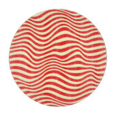 Gestreepte achtergrond snijplank (Voorkant)