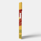 Gestreepte amaryllis Case-Mate iPhone case (Achterkant / Rechts)