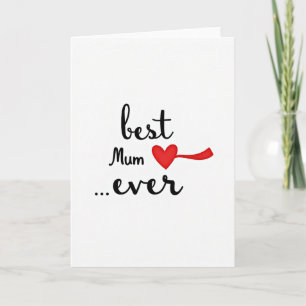 Gestreepte Beste Moeder Ooit Kaart