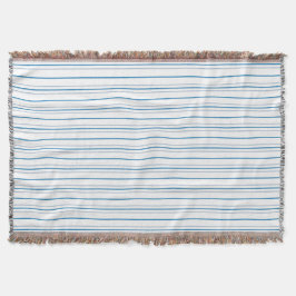 Gestreepte blauwtjes deken