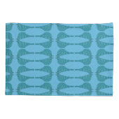 gestreepte blauwvogel kussensloop (Achterkant-Links)