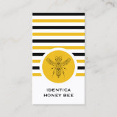 Gestreepte Chic HONEY BEE Visitekaartje (Voorkant)