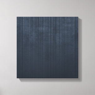 Gestreepte elegant ombre Blue rustig abstract Canvas Afdruk