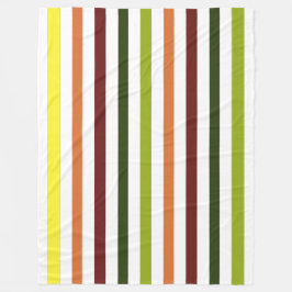Gestreepte Fleece Deken