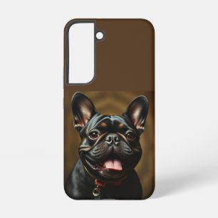 Gestreepte Franse Bulldog Huisdier Hond Dier Samsung Galaxy Hoesje