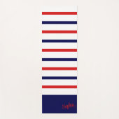 Gestreepte gepersonaliseerde yogamat (Voorkant)