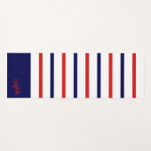 Gestreepte gepersonaliseerde yogamat (Voorkant (horizontaal))