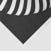 Gestreepte Glam Rock Star Decoupage Tissuepapier (Detail)