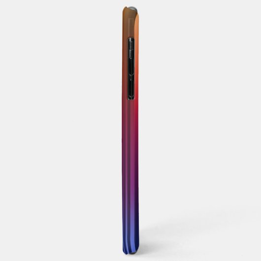 Gestreepte Gradiënt Case-Mate iPhone Case (Achterkant/links)