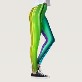 Gestreepte Gradiënt Leggings