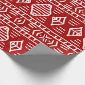 Gestreepte handbeschilderd naadloos patroon met ee cadeaupapier (Hoek)