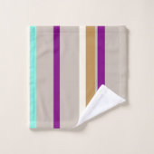 gestreepte handdoek set (Wasdoekje)