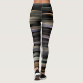 Gestreepte helling Abstract Leggings (Achterkant)