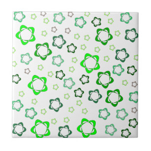 Gestreepte keramische tapijten tegeltje