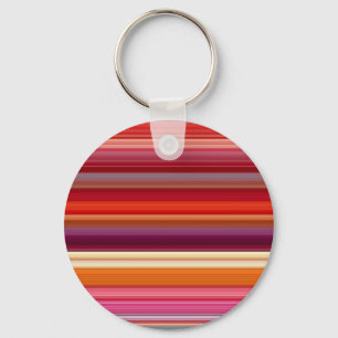 gestreepte kleuren bevestigen sleutelhanger