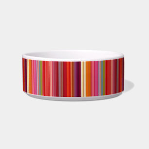 gestreepte kleuren bevestigen voerbakje