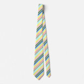 Gestreepte kleuren van Bermuda Stropdas (Voorkant)