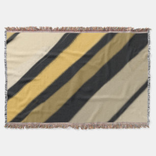 Gestreepte kleuren van hommel deken