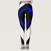 Gestreepte Leggings (Voorkant)