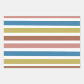 Gestreepte lijnen inpakpapier vel (Voorkant 2)