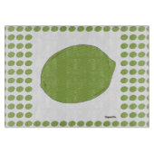 Gestreepte Limoen Snijplank (Voorkant)