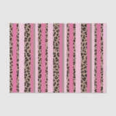 Gestreepte luipaard en roze tissuepapier (Voorkant)