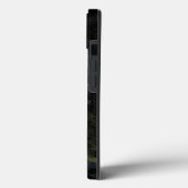 gestreepte neushoorn met monogram Case-Mate iPhone case (Achterkant / Links)