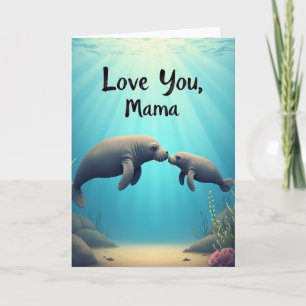 Gestreepte Oceaans Liefdeskaart Kaart