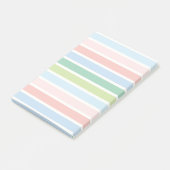 Gestreepte Pastels Post-it® Notes (Schuin)