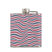 Gestreepte patroon 2 heupfles (Achterkant)