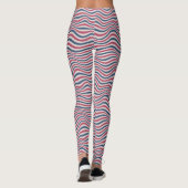 Gestreepte patroon 2 leggings (Achterkant)