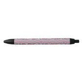 Gestreepte patroon 2 zwarte inkt pen (Voorkant)