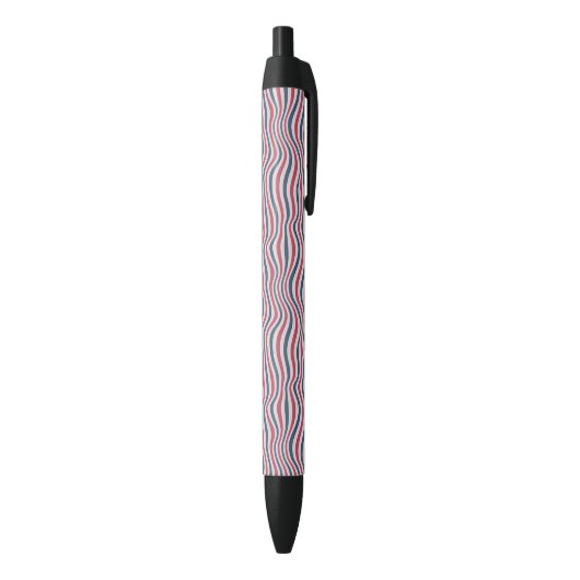 Gestreepte patroon 2 zwarte inkt pen (Achterkant (Verticaal))
