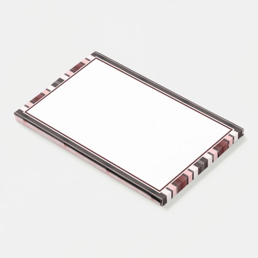 Gestreepte patroon post-it® notes (Schuin)