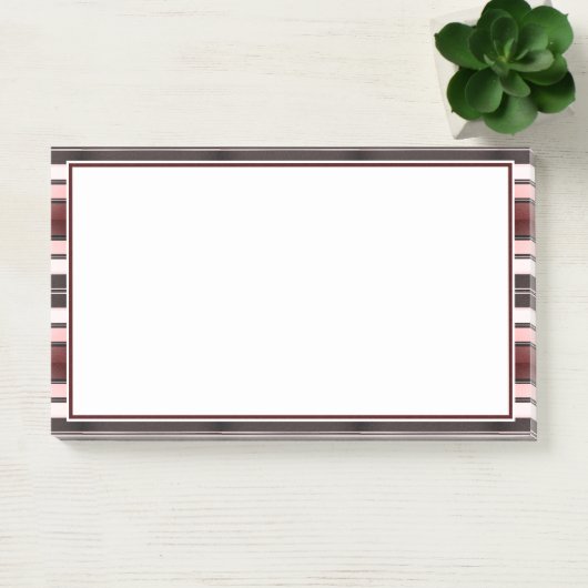 Gestreepte patroon post-it® notes (Kantoor)