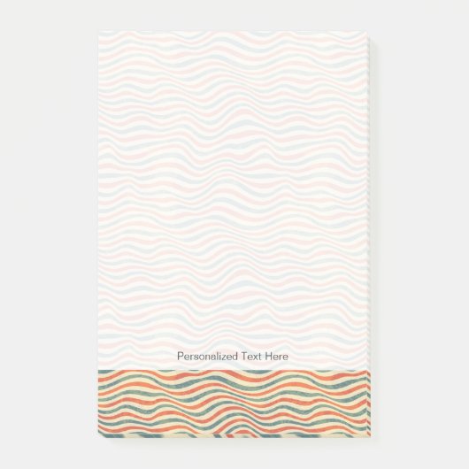 Gestreepte patroon post-it® notes (Voorkant)