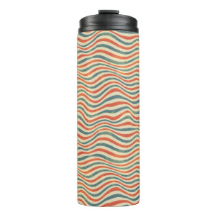 Gestreepte patroon thermosbeker