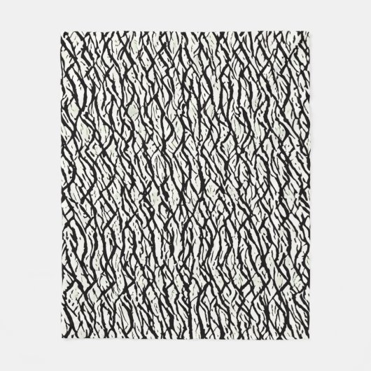 Gestreepte patroondeken fleece deken (Voorkant)