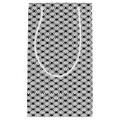 Gestreepte patroonplaat klein cadeauzakje (Voorkant)