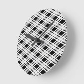 Gestreepte patroonplaat ronde klok (Hoek)