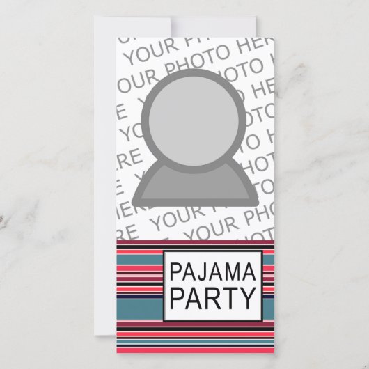 gestreepte pyjamafeest (Voorkant)