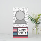 gestreepte pyjamafeest (Staand voorkant)