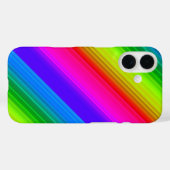 Gestreepte regenboog Case-Mate iPhone case (Achterkant (horizontaal))