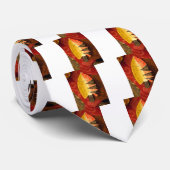 Gestreepte sensatie Tijger Barb Fish Art Print Stropdas (Opgerold)