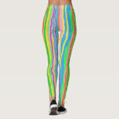 gestreepte snoep leggings regenboogbeschermhuls (Achterkant)
