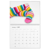 Gestreepte Sokken Kalender (Jan 2027)