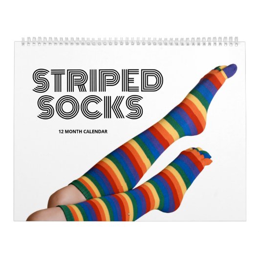 Gestreepte Sokken Kalender (Hoes)