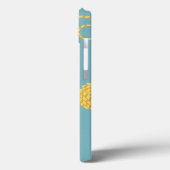 Gestreepte Speelgoed Kat met Kok van Koord Case-Mate iPhone Case (Achterkant / Links)